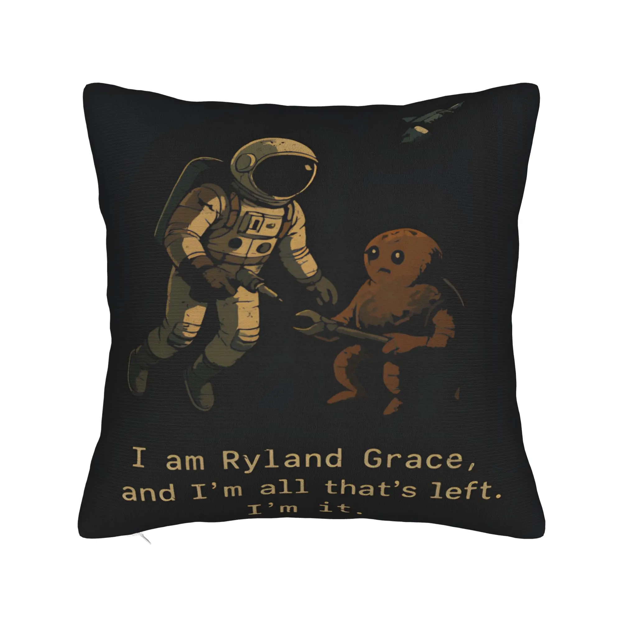 Project Hail Mary Andy Weir Book Lover Pillow Cover  Soft Cushion Cover Fashion Pillow Case For Wedding Party Home Decor