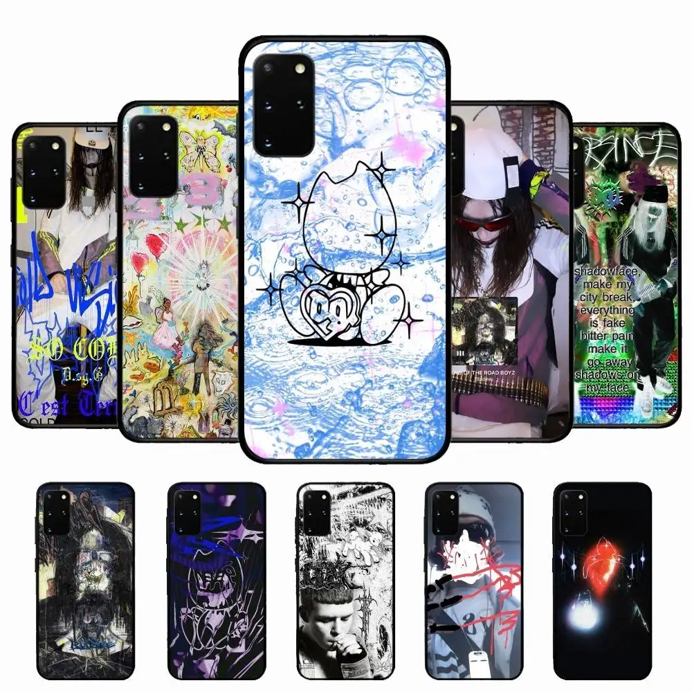 Bladee 333 Drain Gang IceDancer Phone Case For Samsung S 24 Fe 25 Ultra Plus 20 Lite 21 30 22 23 24 22 Ultra 5G Fundas