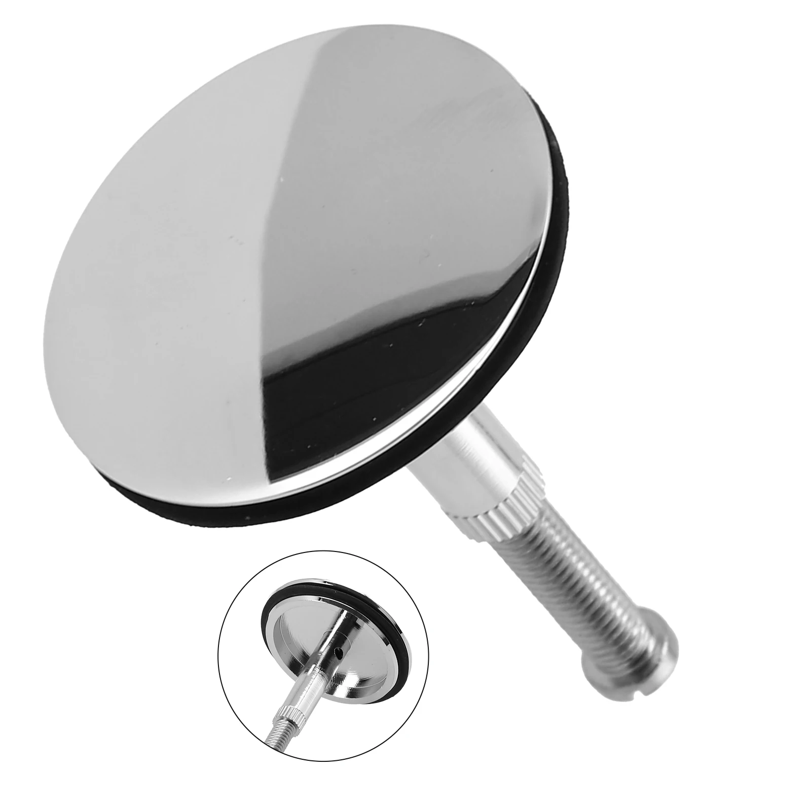 Electroplating Bathtub Stopper Brand New Replacement Alternatives Drain Parts Plug Silver Sinks Tool Useful Valve