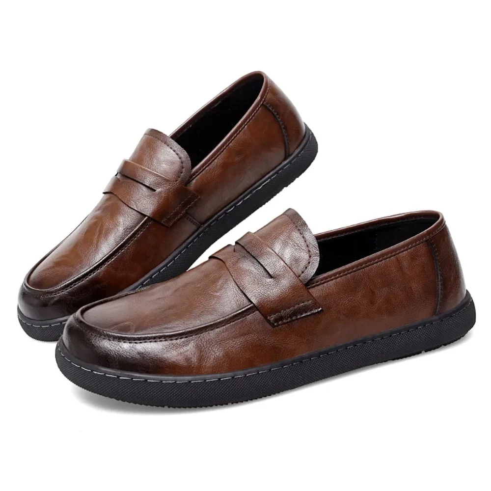 

Мужская обувь. Новые мужские кожаные туфли. Повседневная модная обувь. Мужские деловые классические туфли. Удобная мужская обувь.