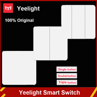 Yeelight Smart Wall Switch Self-Rebound Design Support Slisaon For Ceiling Light YLKG12YL/YLKG13YL/YLKG14YL