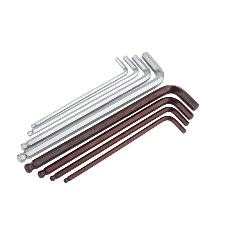 S2 Steel Torx Key Set, L-Type Star Wrench with Hole (T10-T55) - Middle Band Security Hexagon Allen Spanner for Repair