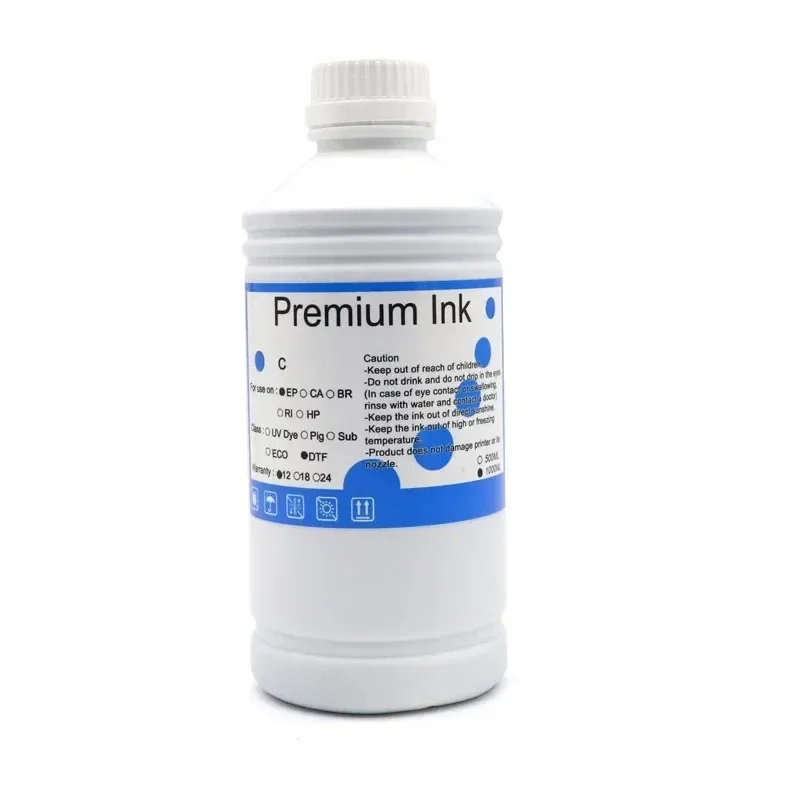 Imagem -03 - Dtf Tinta Direta Filme de Transferência de Calor para Epson Dx5 Dx7 L805 L1800 4800 4880 4900 7800 7880 Tinta de Filme Pet 1000ml Xp15000