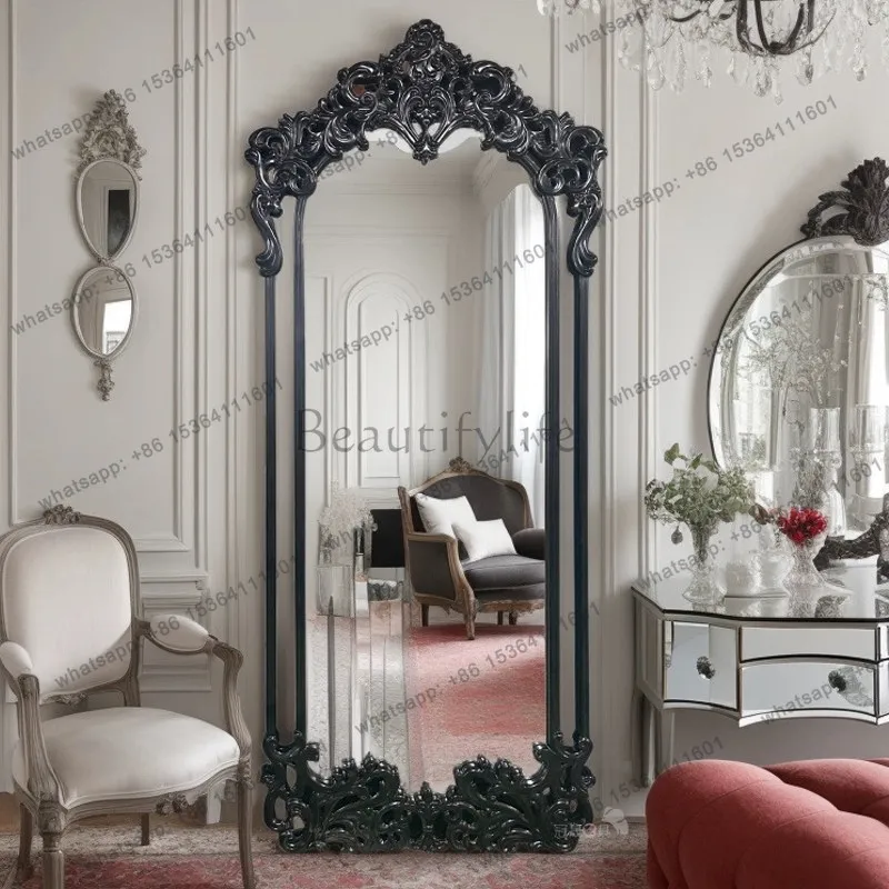LD Luxury Long Mirror Nordic Standing Girls Bedroom Bathroom Floor Funky Full Body Mirror Moving Espelhos Decorations