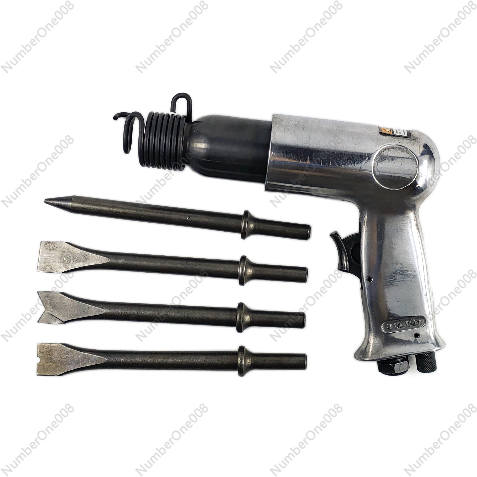 

590361 Pneumatic Chipping Hammer, Round Shank, 0.59 MPa, For Rust and Paint Removal