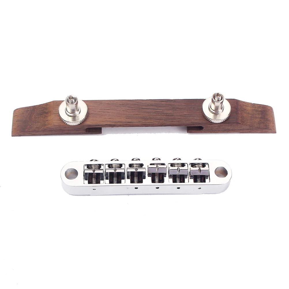 

Lifting Bridge Guitar Metal Professional Roller Saddle 6 Strings Adjustable Durability Easy Installation Quality