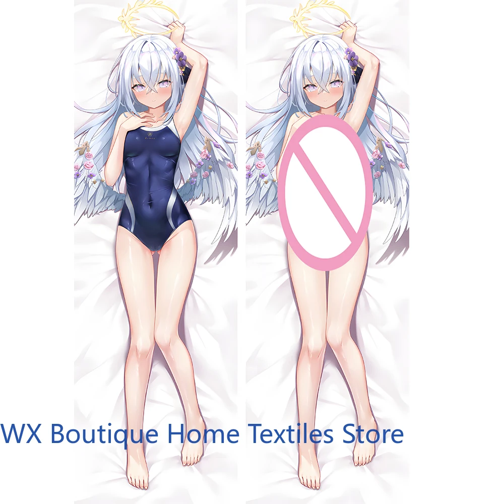 

Постельное белье с рисунком Шirasu Azusa, наволочка Dakimakura, синий архив, реквизит для косплея, наволочка