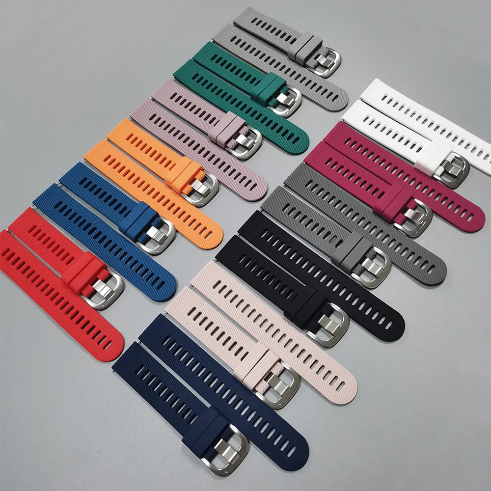 Silicone 22mm 20mm Watch Strap For Amazfit Bip Max 6 5/Cheetah 2 Pro Sports Bracelet Amazfit Balance 3 2 Ultra/Active 2 3 Correa