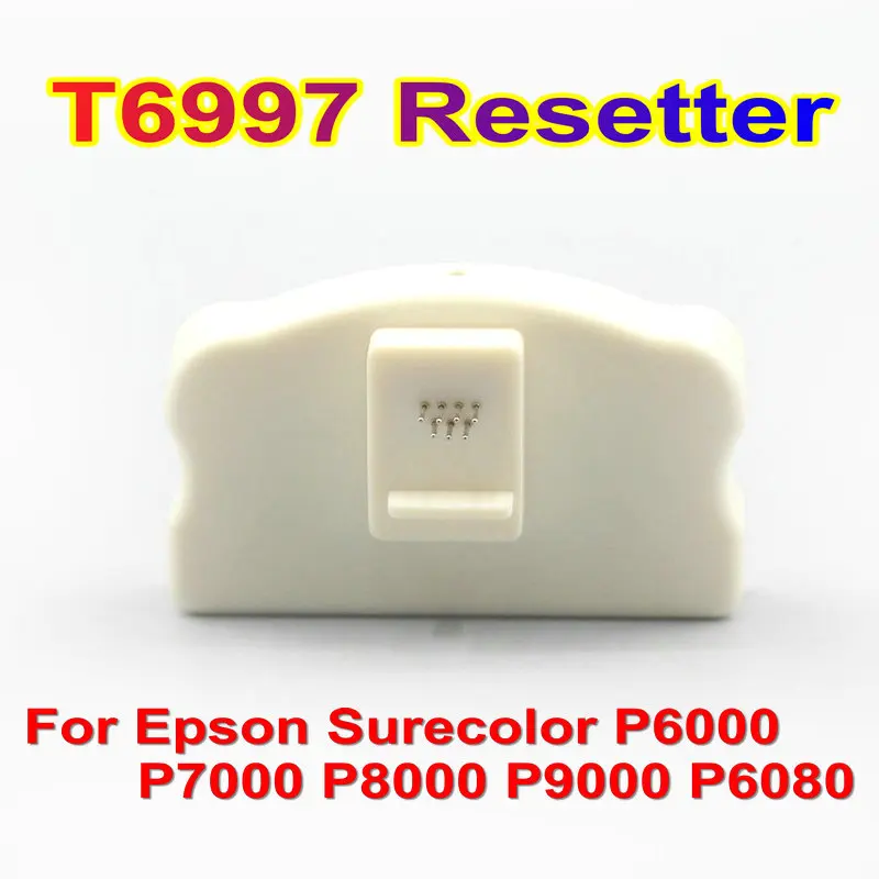 

Сброс чипа T6997, резервуар для обслуживания Epson Surecolor P6000 P7000 P8000 P9000 P6080, комплект для сброса чипа резервуара для отработанных чернил