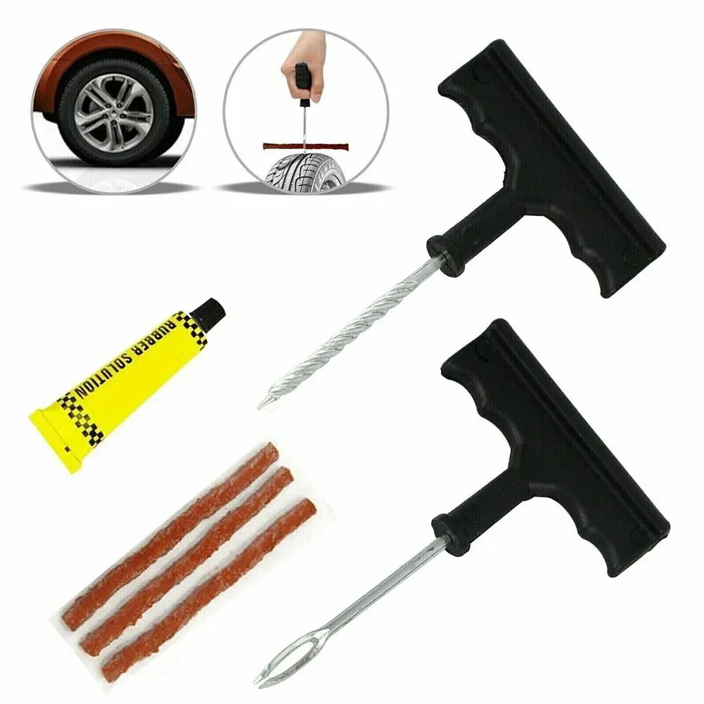 Car Tire Repair Tools Vehicles Puncture Repair Kit Strip Insertion Tool Seal Strips Tyre Plug Tubeless Flat Tire Repair Tool