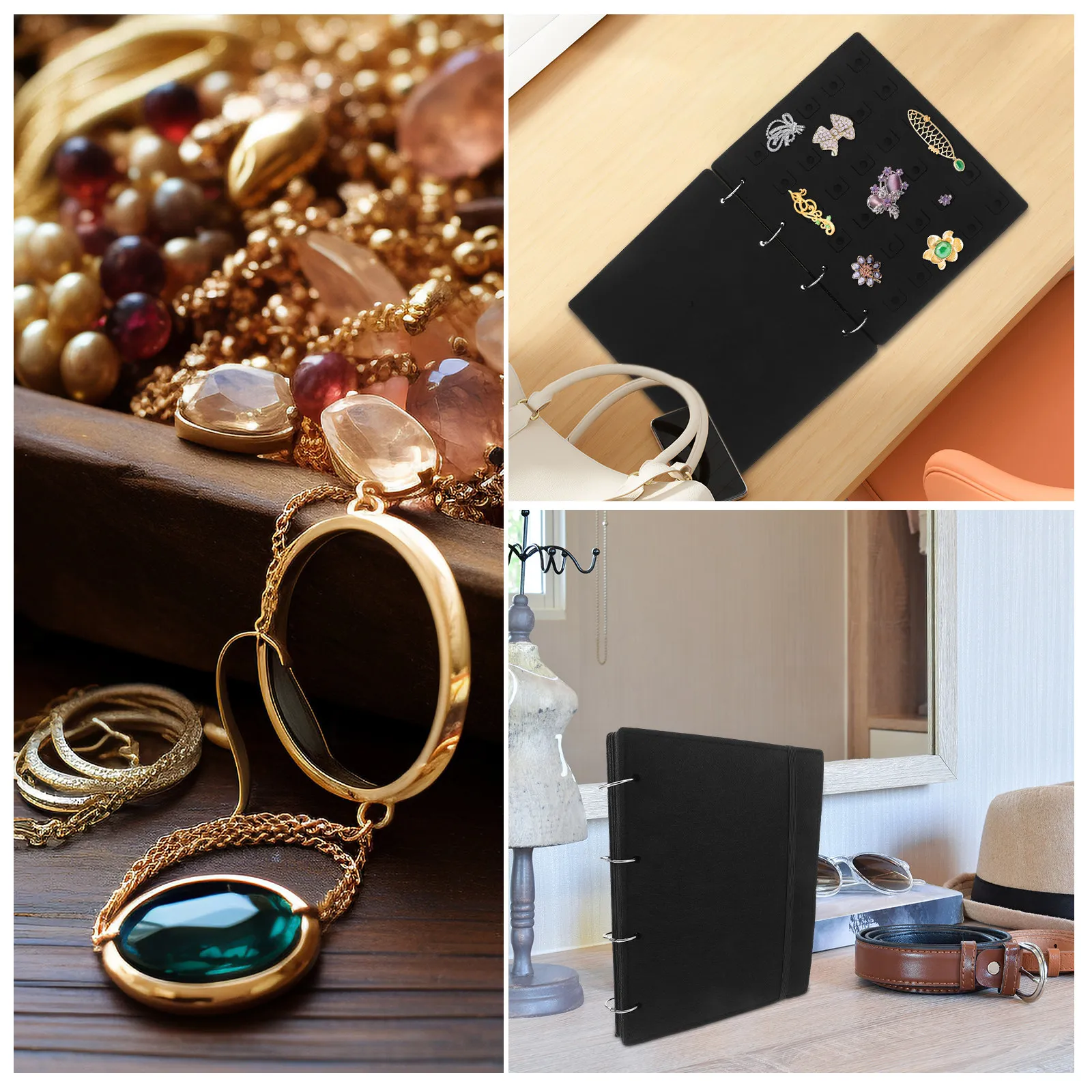 Premium Double-Layer Felt Pin Enamel Pins Brooches Lapel Pins Display Board Portable Travel Storage Organizer