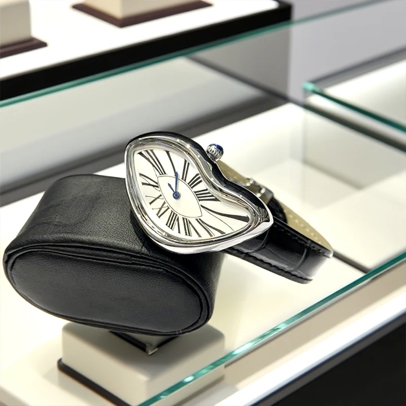 Reloj de pulsera de cuero genuino, moderno y individual, resistente al agua, informal, de cuarzo