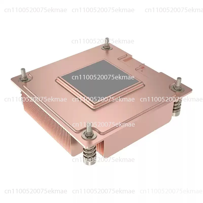 New 1U Passive Fanless CPU Cooler for LGA1700 Socket, 78x78mm, 200W TDP Heat Sink for Server PC