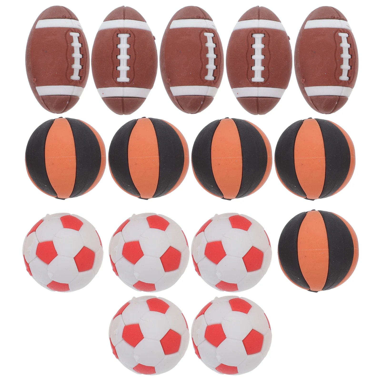 

15 Pcs Ball Eraser Wear-resistant Mini Erasers Portable Cute Party Favors Accessories Student