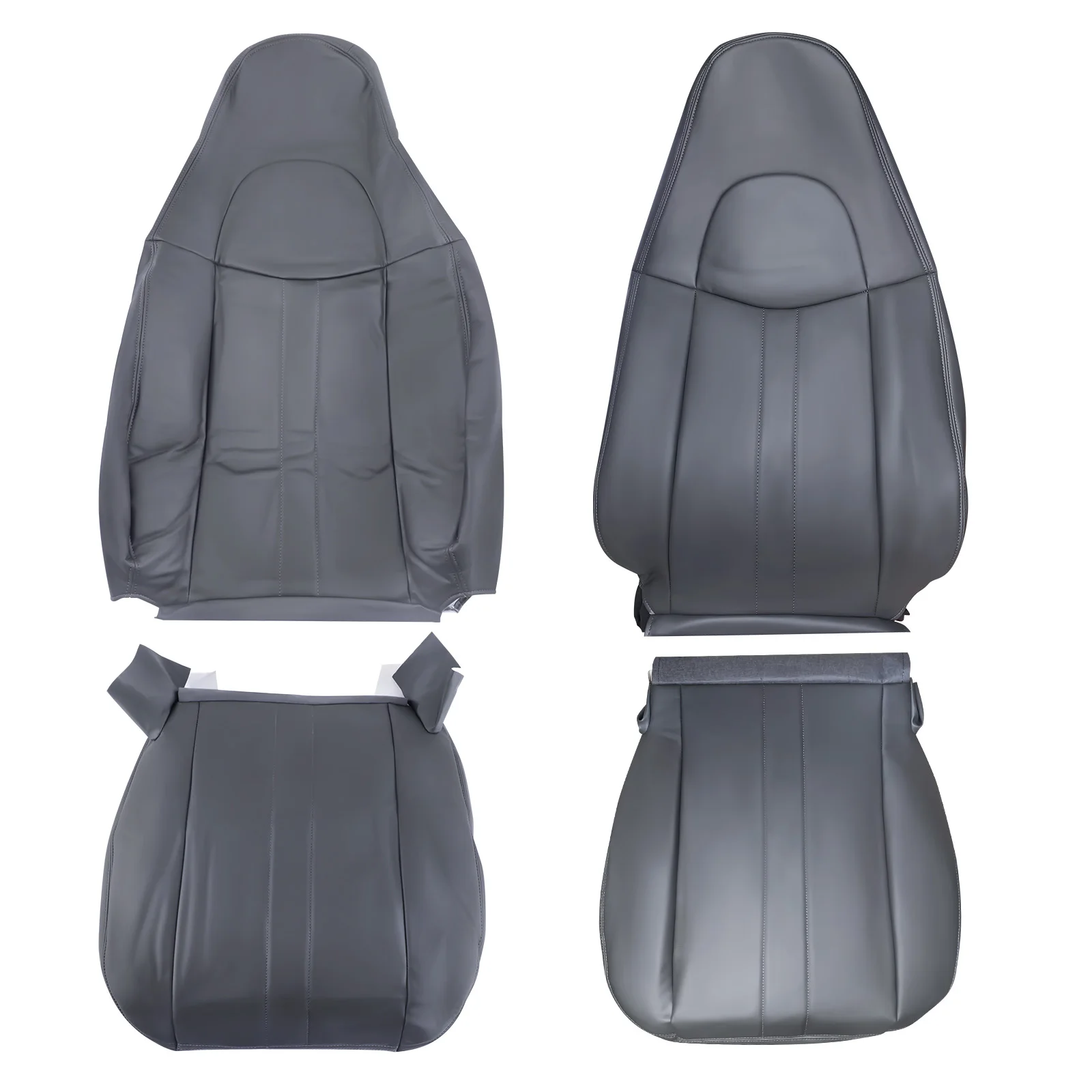 

4Pcs Seat Cover Dark Gray For Chevy Express & GMC Savana 1500 2500 2003-2005-2014