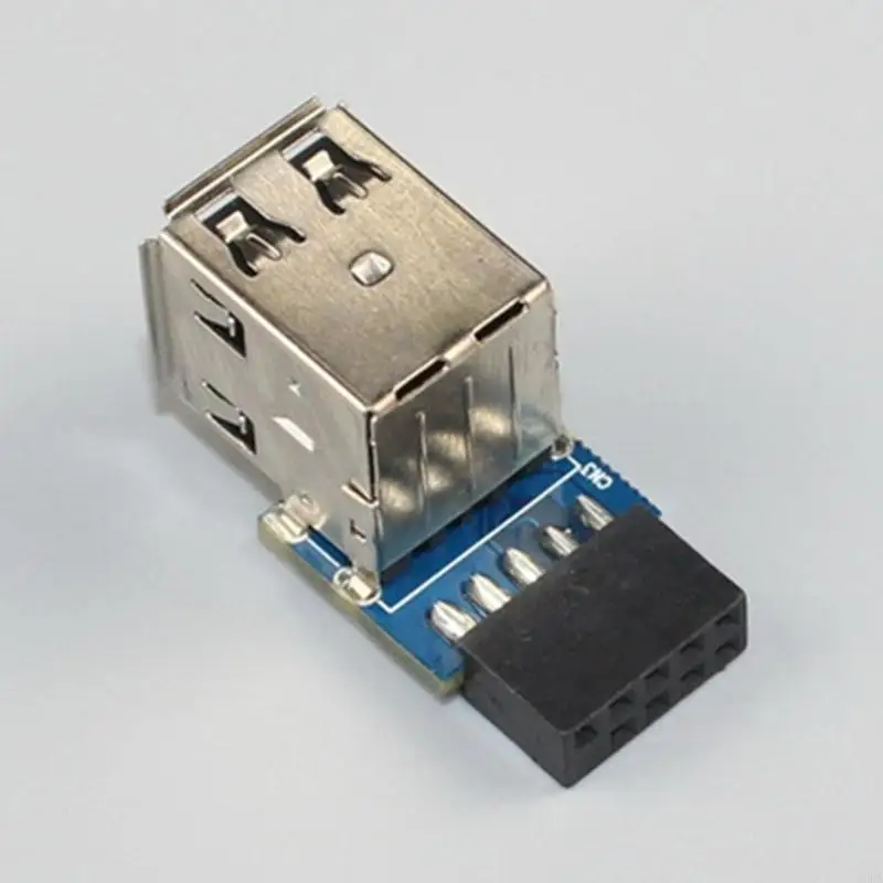 T5EA 9PIN USB 2.0 محول محول أنثى محول رأس اللوحة الأم USB نوع الطبقة المزدوجة ph29a نوع للكمبيوتر الشخصي