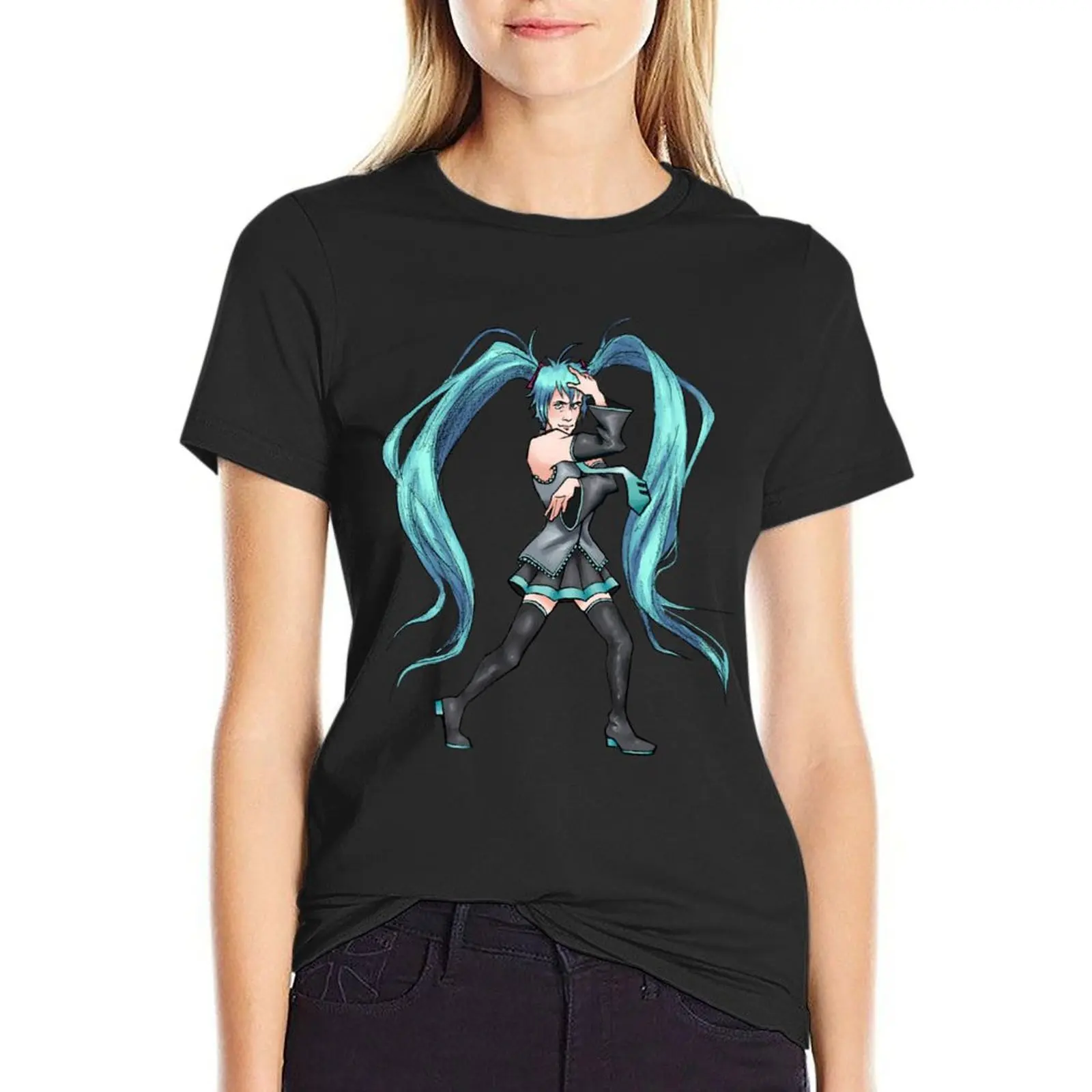 

Jermiku (color) T-Shirt korean fashion shirts graphic tees blacks oversized tight shirts for Women