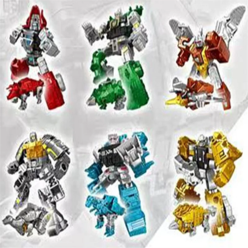 Transformation Mini 6 IN 1 Dinoking Slag Sludge Snarl Swoop Figure