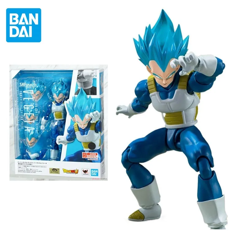 Bandai-Figurine Dragon Ball Vegeta Super Saisuperb, S.H.Figuarts, Original, Jouets, Garçons, Bol, Cadeaux d'anniversaire