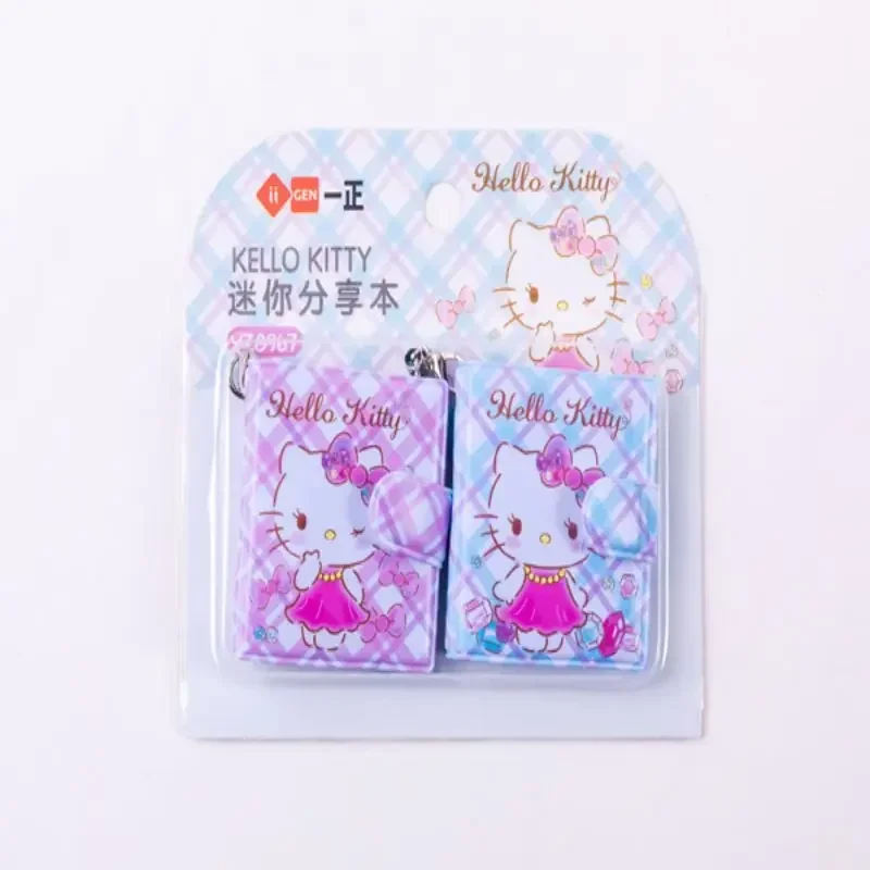 Deli 2pcs/set Mini Notebook Sanrio Hello Kitty My Melody Pochacco Student Handbook Kawaii School Writing Supplies Gift For Kids