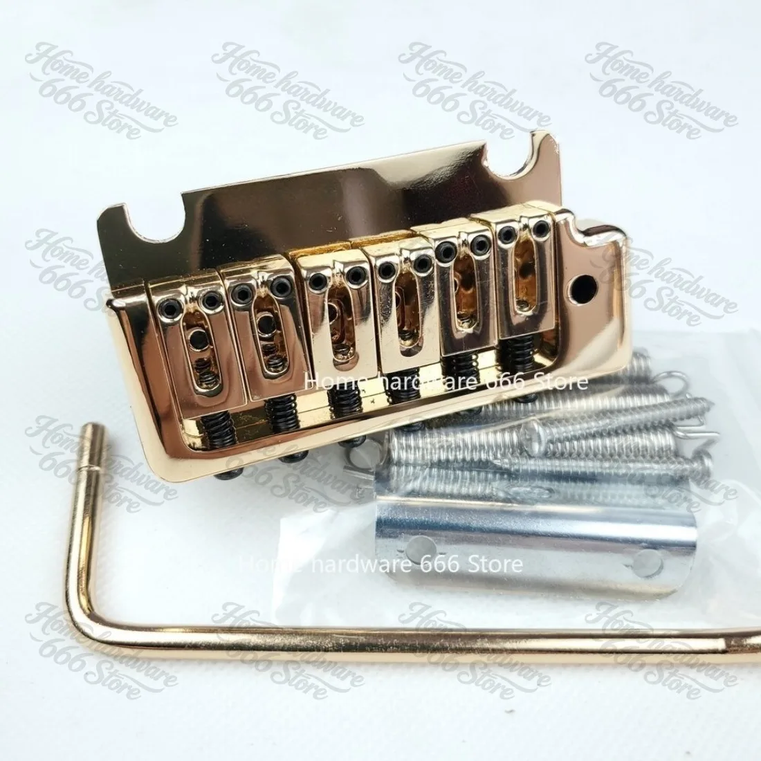 Gold Electric Guitar Bridge, Electric Guitar Small Double Shake Vibrato System WOV08