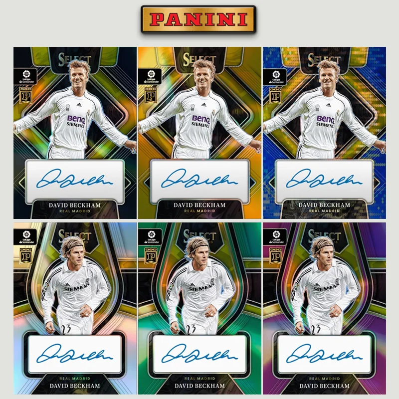 

Panini Select DIY Домашний Дэвид Бекхэм Реал Мадрид Лалига Футбольная звезда Автограф Коллекционные карты Коллекция подарков на день рождения