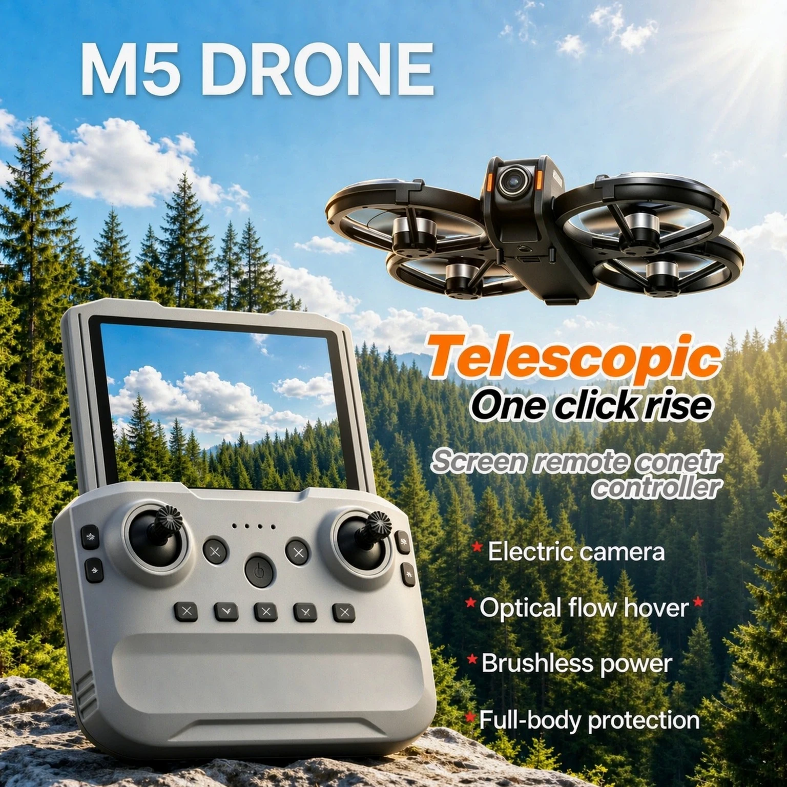 original-m5-long-endurance-screen-remote-drone-8k-hd-gps-foldable-brushless-motor-optical-flow-5g-fpv-professional-rc-quadcopter