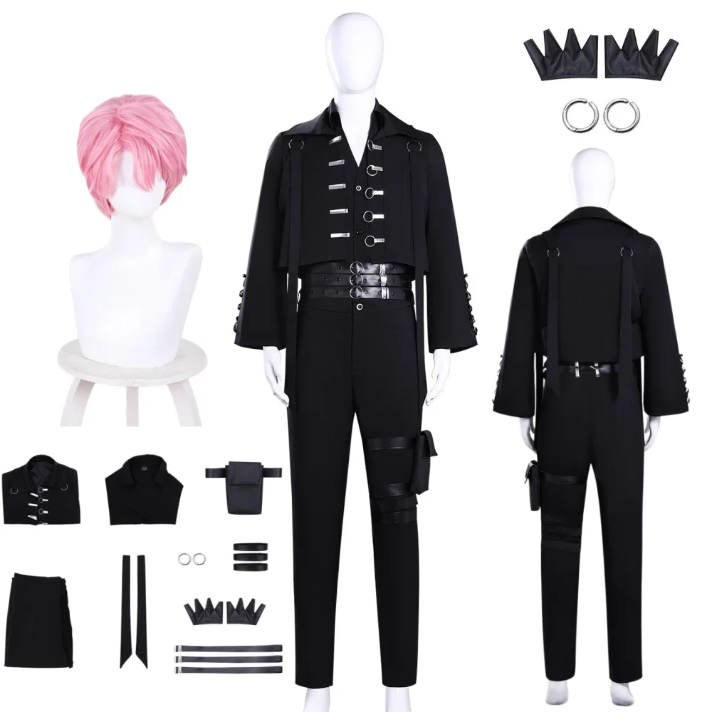 

Tamon's B-Side Tamon Fukuhara Cosplay Costume Tamon-kun Ima Docchi F ACE Tamon Fukuhara Anime Uniform Set Halloween Outfit