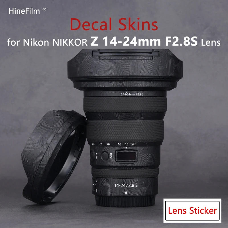 

Nikkor 1424 2.8 Lens Decal Skins Protective Skin for NIKON NiKKOR Z 14-24 f/2.8 S Lens Sticker Protector Anti-scratch Cover Film