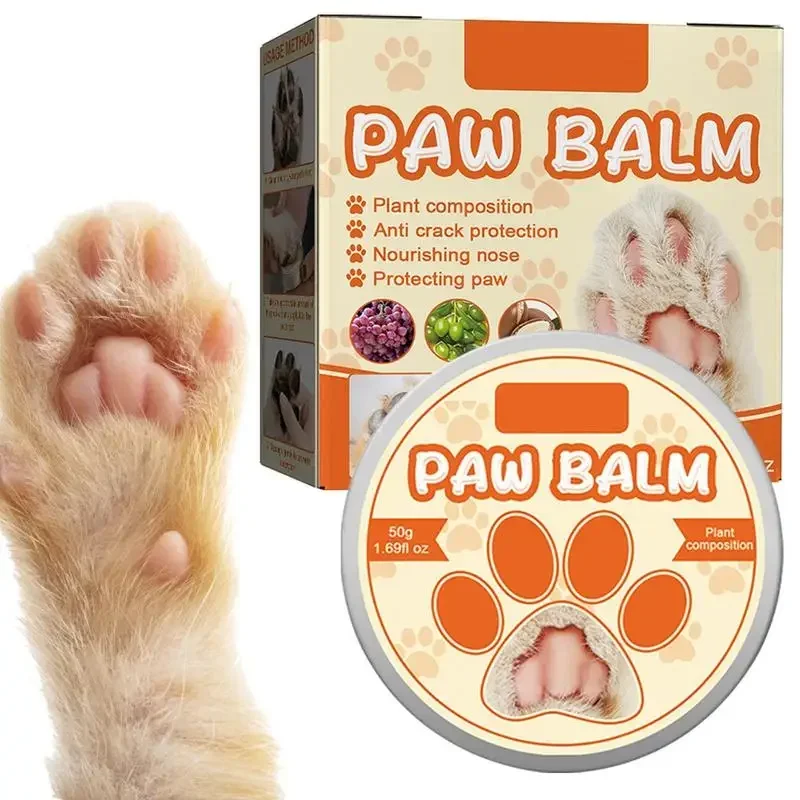 Haustier Pfote Balsam Nasen schutz feuchtigkeit spendende Butter Fuß Pfote Pad Riss Schnuller Schutz Katze Pfote Winter pflege Hund Fuß Feuchtigkeit creme