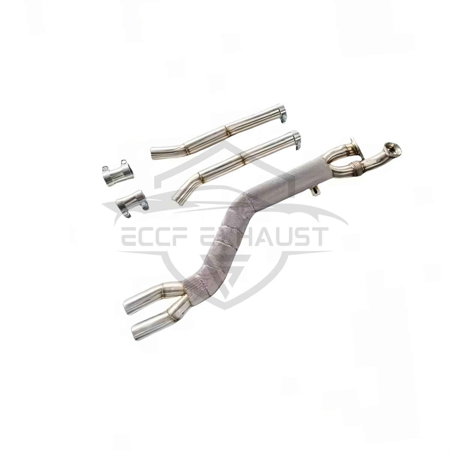 

Stainless Steel Mid-Pipe With Heat Shield for BMW M3 M4 Perfect Fit & Enhanced Flow Plug & Play OEM Warranty Friendly