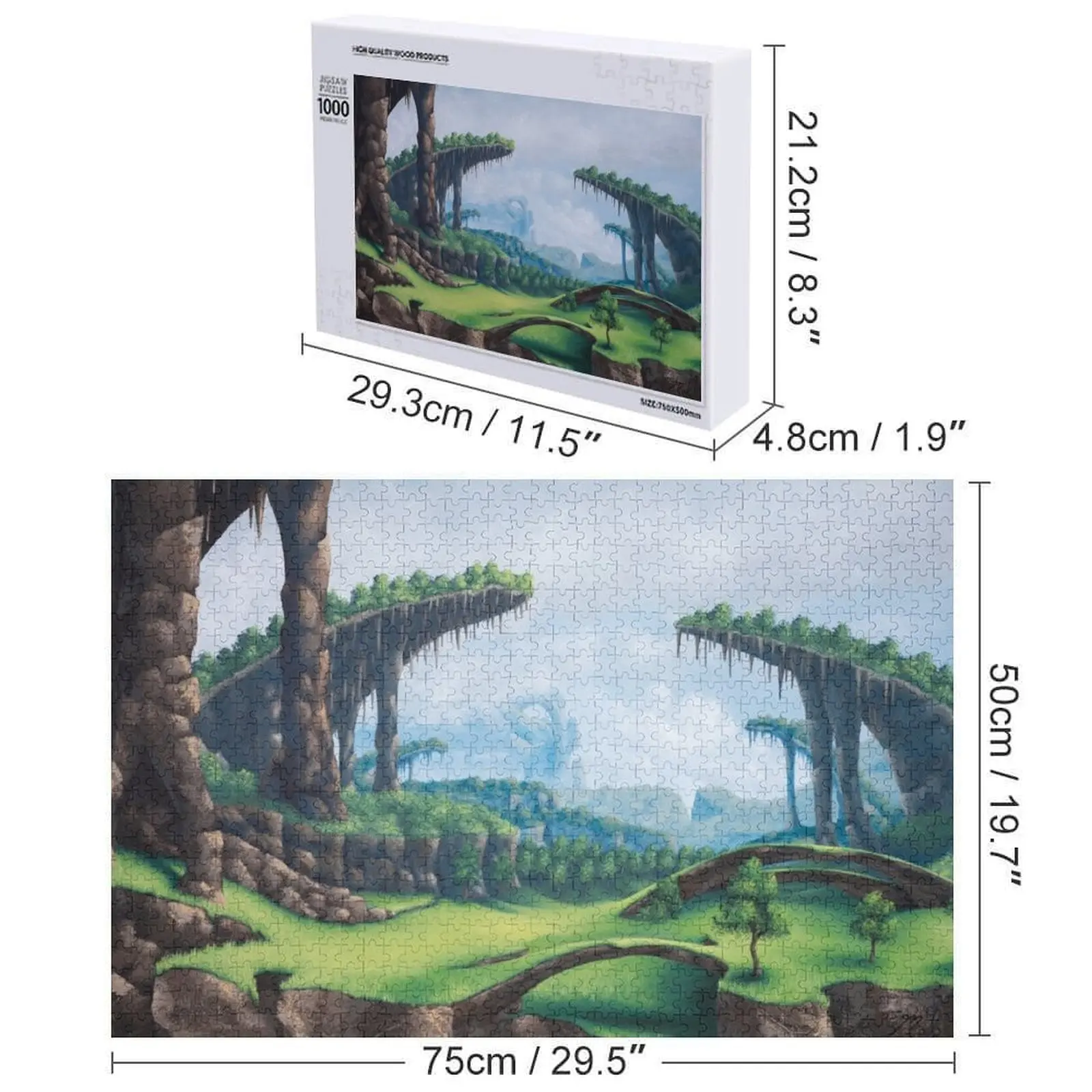 Puzzle plaine pastorale, cadeaux personnalisés pour enfants, jouet pour bébé, Puzzle personnalisé