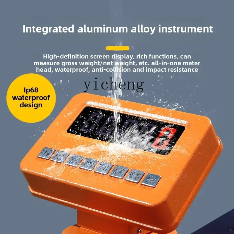 TQH Electronic Forklift Scale Waterproof Forklift 1 Ton 2 Ton 3 Ton Scale Earth Cattle Weigher Hydraulic Manual Truck