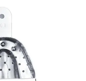 

Dental Upper Lower Stainless Steel Impression Trays Autoclavable Teeth Tray Teeth Holder Lab Equipment Dentist Tools