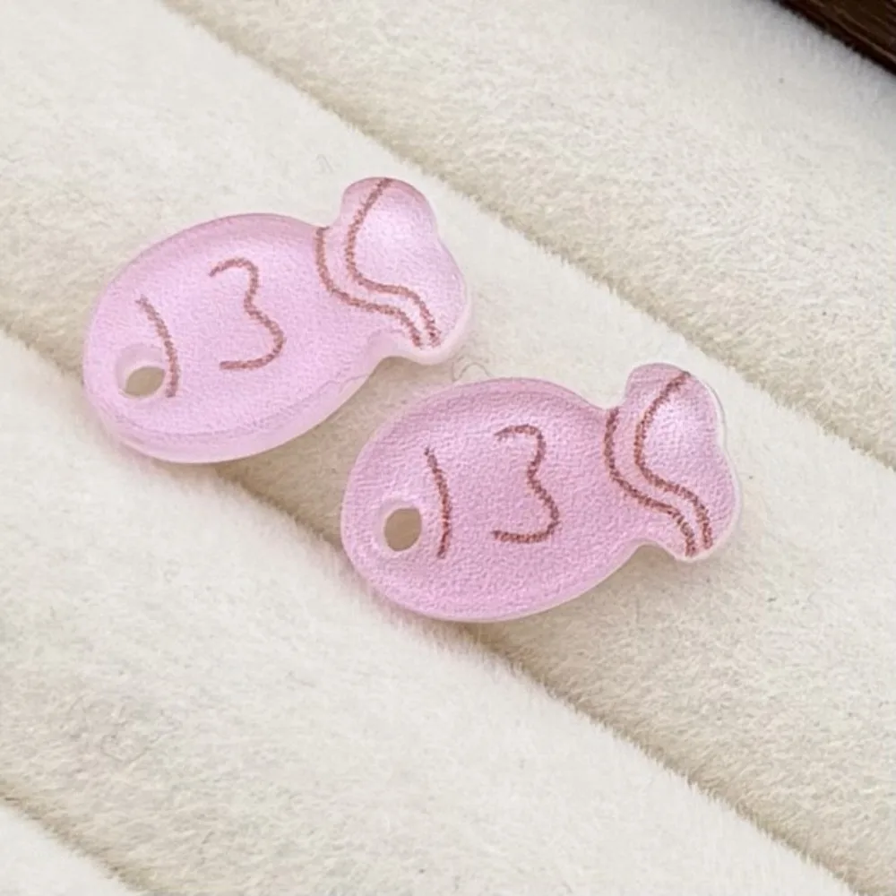 30pcs DIY 15mm Fish Buttons Creative Fashion Cute Buttons Gradient Color Small Resin Buttons Clothing Coat