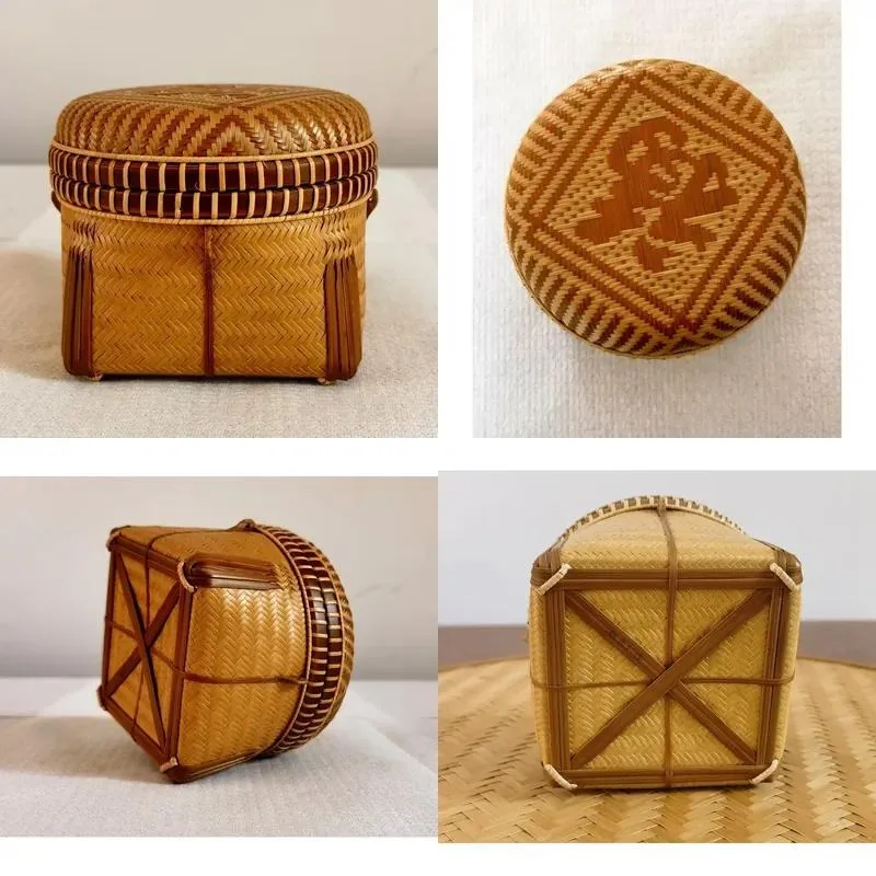 Intangible Cultural Heritage Handmade Bamboo Storage Box