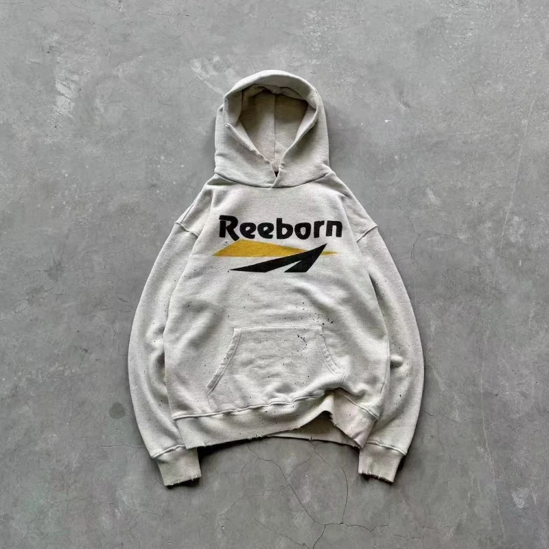 

25ss False Perception Reeborn Hoodies Men Women Cotton High Street Loose Casual Pullovers Sweatshirt Harajuku