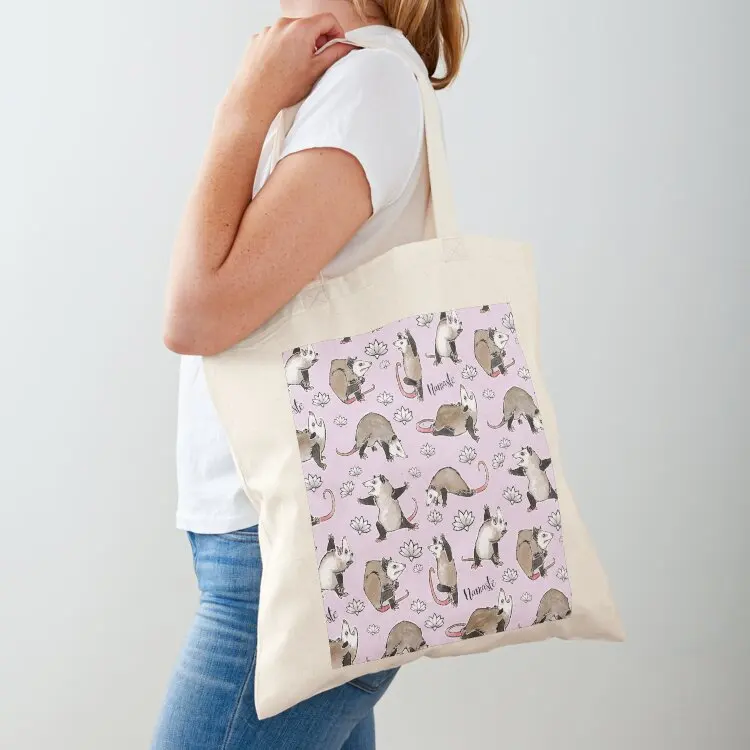 

Awesome Possum Possum Yoga Postures, rose Tote Bag eco pack Gift bags tote bags aesthetic