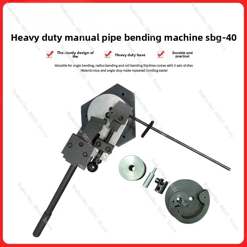 Bending machine sbg-40 multi-function bending machine portable flat steel square steel round steel bending machine