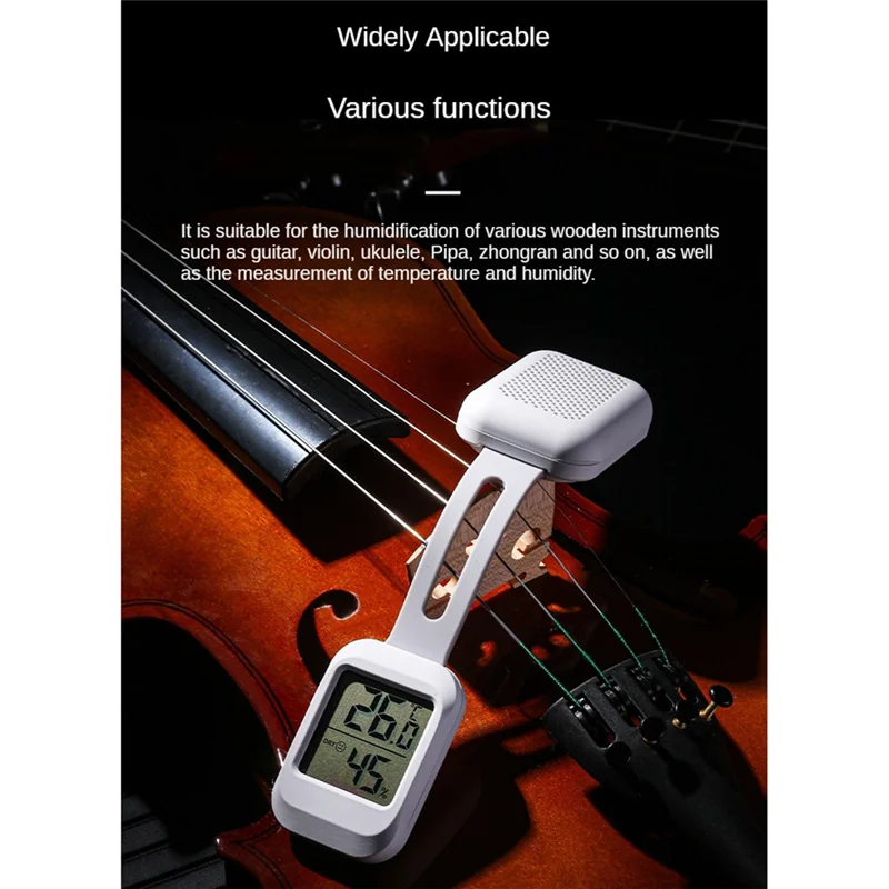 

A69P-Guitar Humidifier With Thermometer Hygrometer For Guitar Humidifier Anti-Drying-Panel Cracking Guitar Accessories