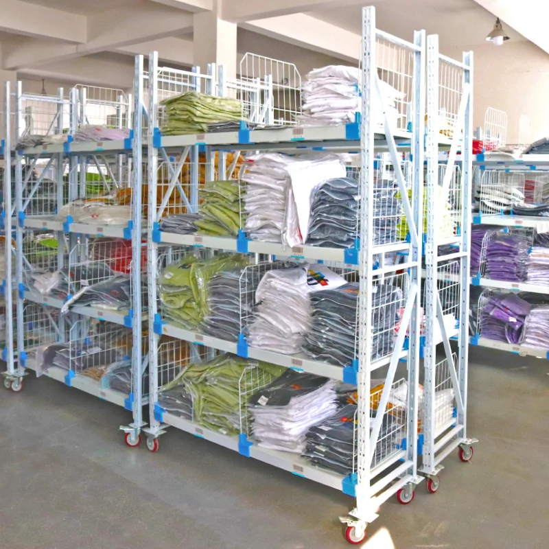 Wheeled racks, movable , household , multi-layer display racks, warehousing, warehouse, movable shelves