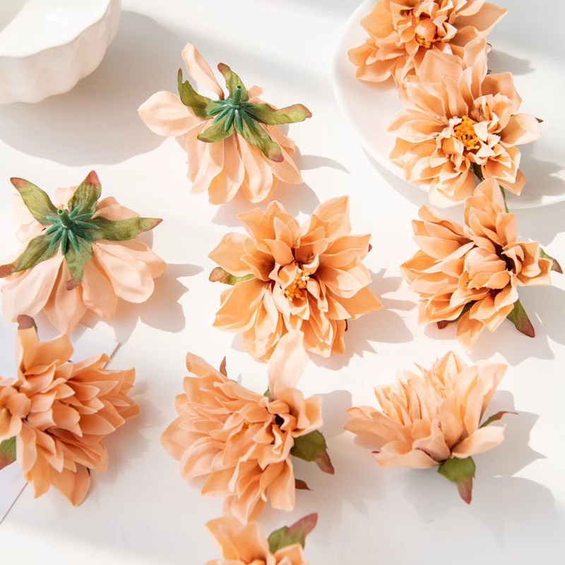 20 Stück Künstliche Blumen aus Seide, Gerbera-Staubgefäße, Neujahrsdekorationen, Heim-, Hochzeits-, Garten-Rosenbogen, Weihnachtsgirlande, Brosche – Detail 6