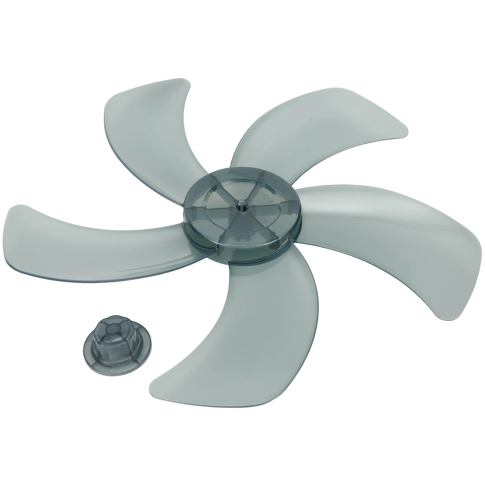 Replacement 16 Inch Fan Blade with Nut Cover Lightweight and Low Noise for Pedestal and Desk Fan Compatibility