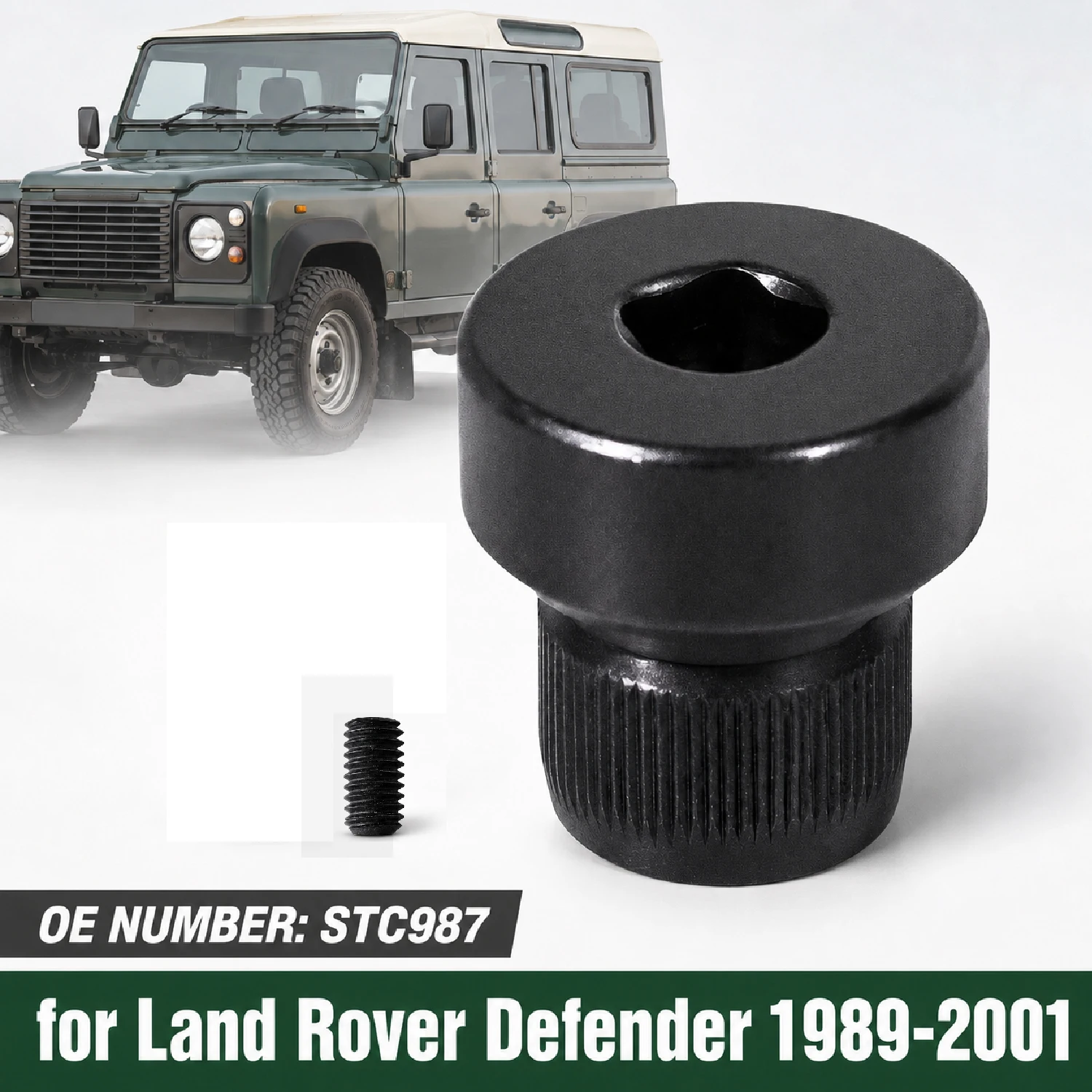 Windscreen Wiper Arm Spindle Adapter for Land Rover Series 3 All Models and Defender 90 110 130 up to 1989 - 2001 STC987