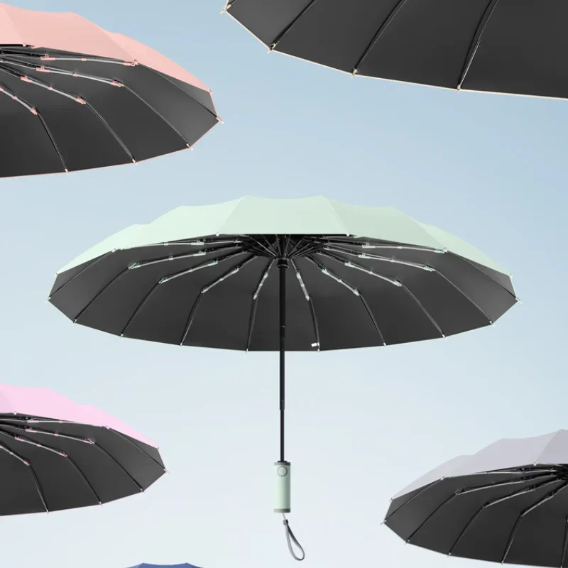 Super Strong Large Automatic Umbrella for Men Women,16K 112Bone folding,Windproof Waterproof Anti-UV Rainstorm Special Umbrellas