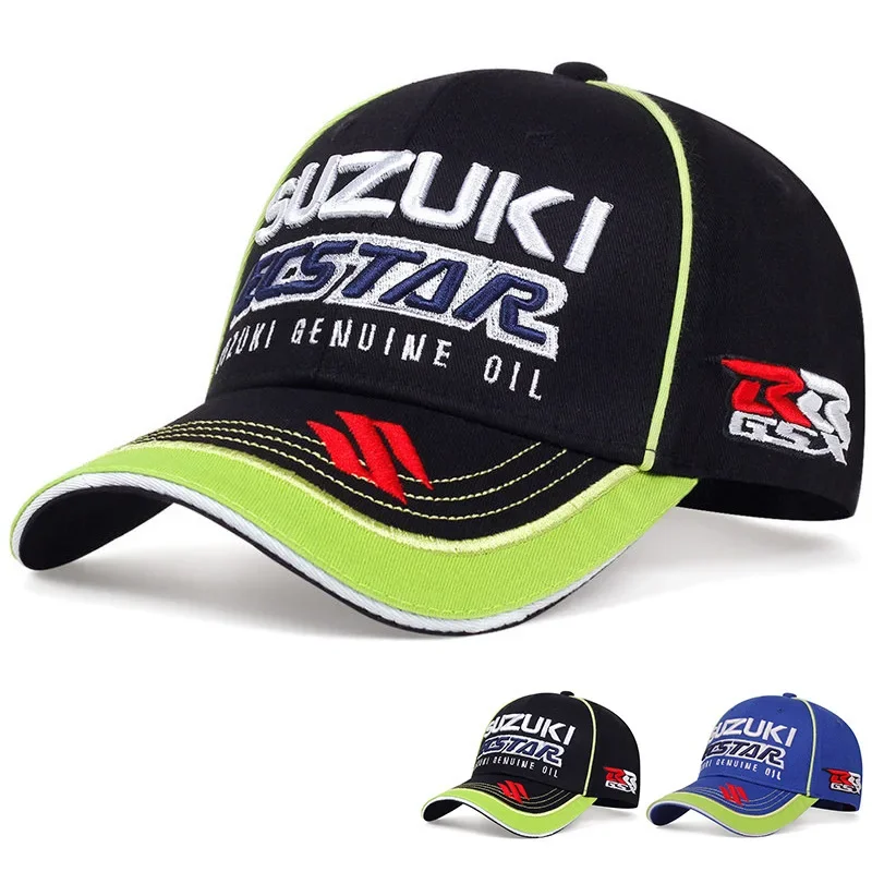 para-suzuki-motocicleta-corrida-bone-de-beisebol-para-homens-e-mulheres-ao-ar-livre-equitacao-para-sol-e-bone-de-beisebol-absorvente-de-suor