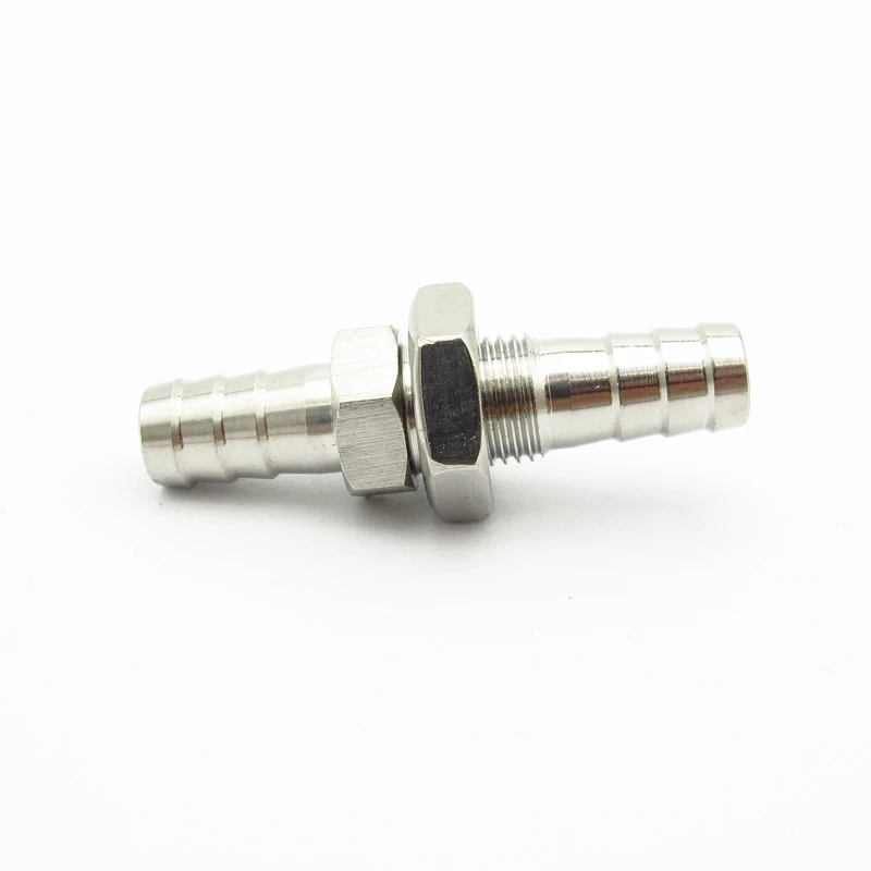 4mm 6mm 8mm 10mm 12mm 14mm 16mm 19mm Hose Barb Bulkhead 304 Stainless Steel Barbed Tube Pipe Fitting Coupler Connector Adapter