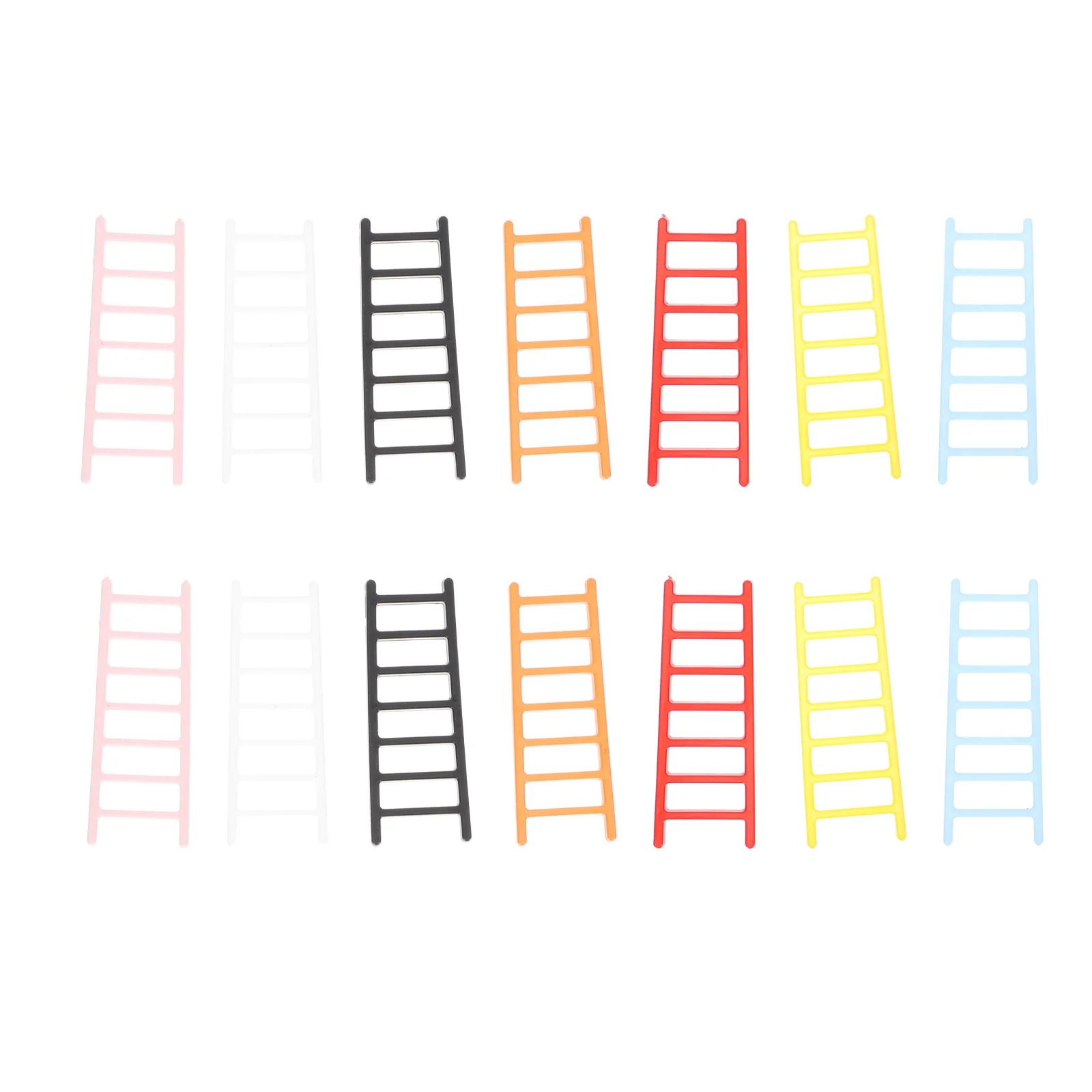 14 PCS Miniature Step Ladder Ornament Decorations Micro-landscape Adornment Delicate Fairy Furniture Pp Bonsai Use