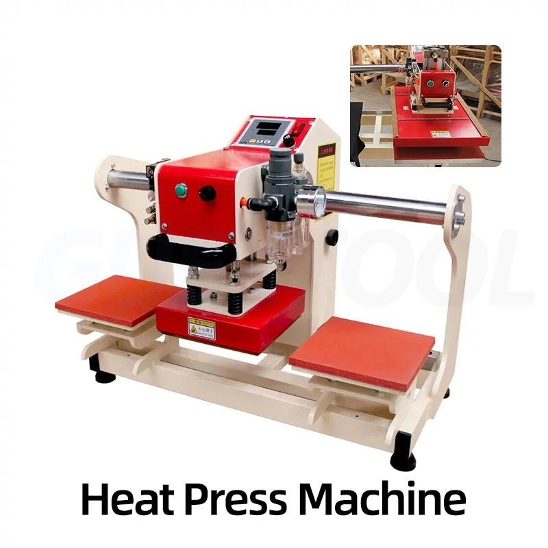 

20x20 Printer Dual Position Dye Sublimation Label Heat Pressing Machine Pneumatic Automatic DIY T-Shirt Phone Pillowcase Printer