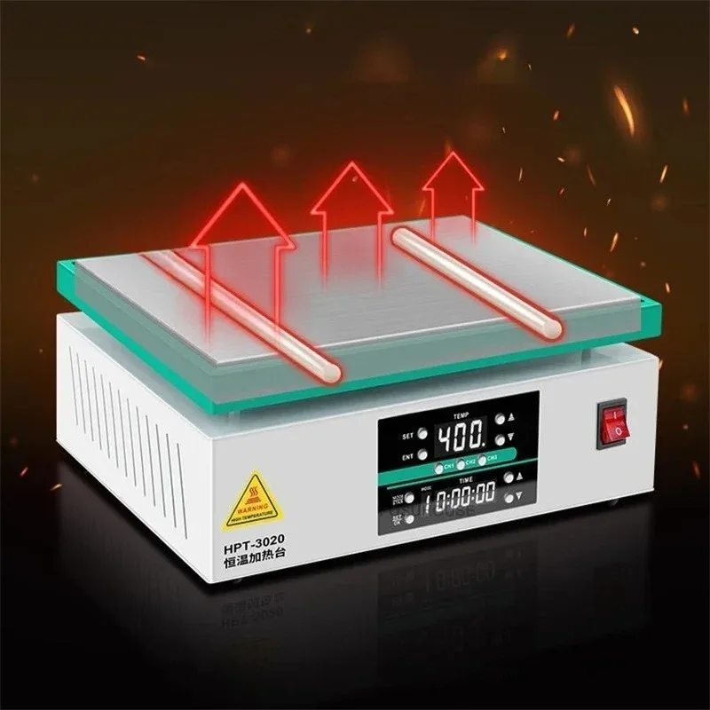 Digital Adjustable Timer Heating Platform Phone LCD Screen Separator Motherboard Repair Soldering Preheating Station